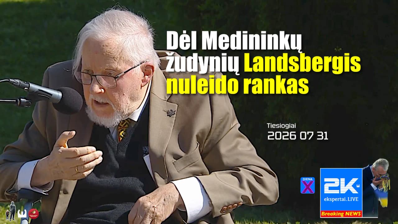 Landsbergis: vieni abejingai dairosi, užsiima savo versliukais ir šaiposi iš tėvynės, o kiti tebėra sargyboje