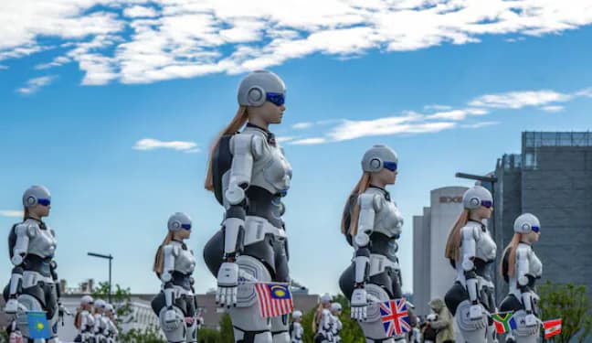 Kinijos gatvėse jau dirba daugiau kaip šimtas humanoidinių policijos robotų