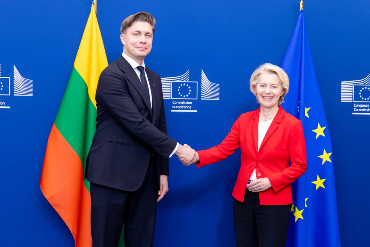 Premjero susitikimo Briuselyje su Ursula von der Leyen rezultatai: pasikalbėta, tačiau susitarimai liko „neformalizuoti“