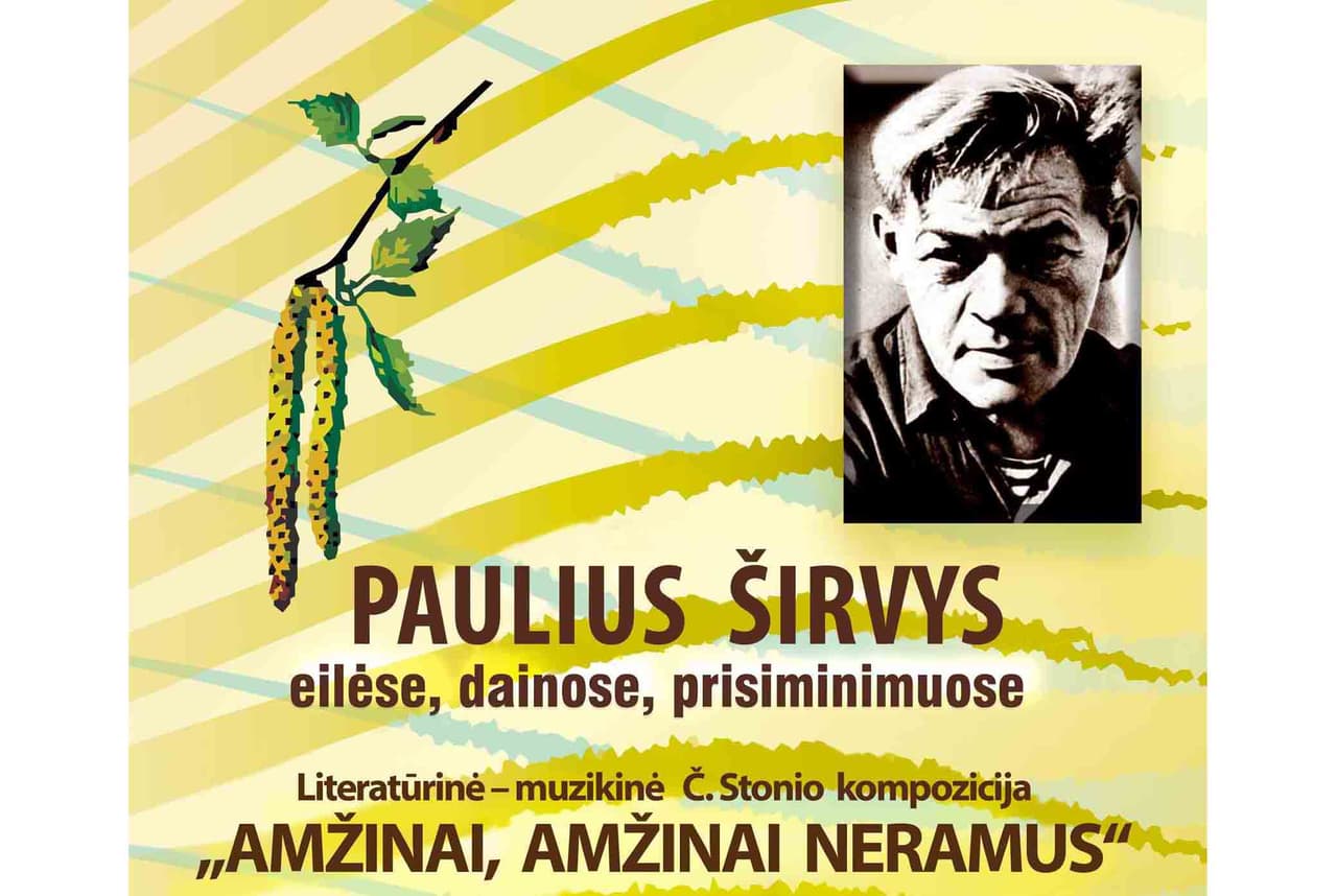 Renginio afiša.