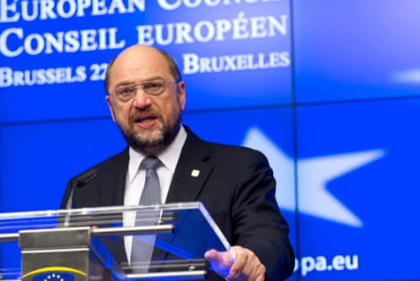 Europos Parlamento (EP) pirmininkas Martinas Schulzas
