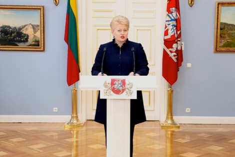 Prezidentė patvirtino Vyriausybės sudėtį. Dėl jos formavimo - kritika A. Butkevičiui