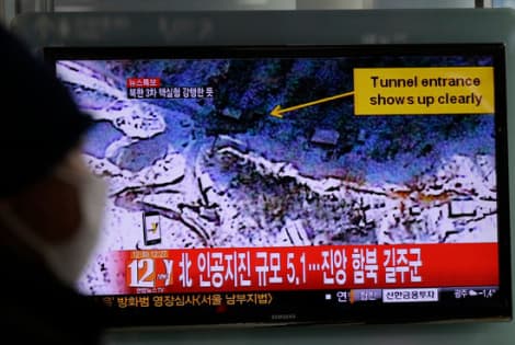 Naujienų agentūra KCNA pranešė, kad vasario 12-ąją įvykdė ilgo nuotolio trečiąjį branduolinio ginklo bandymą