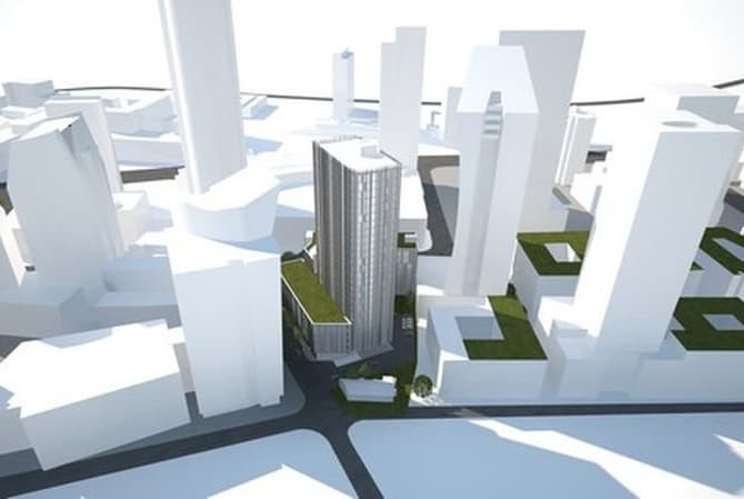 Vilniaus dešinysis krantas: planuojami naujas dangoraižis ir konkursas