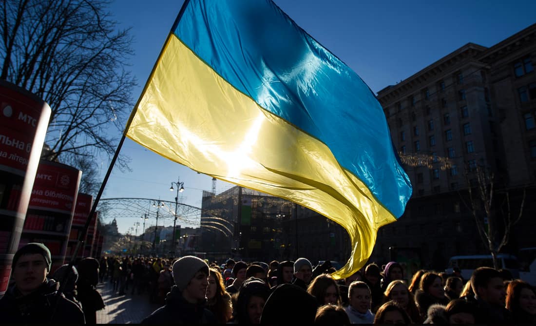 Ukrainoje protestai nesiliauja iki šios dienos. Nuotr. EPA-ELTA