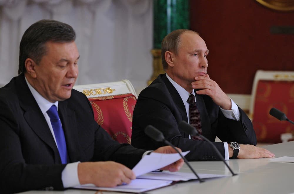 Ukrainos opozicija parlamente blokuos V. Janukovyčiaus susitarimą su Rusija. EPA-Eltos nuotr.