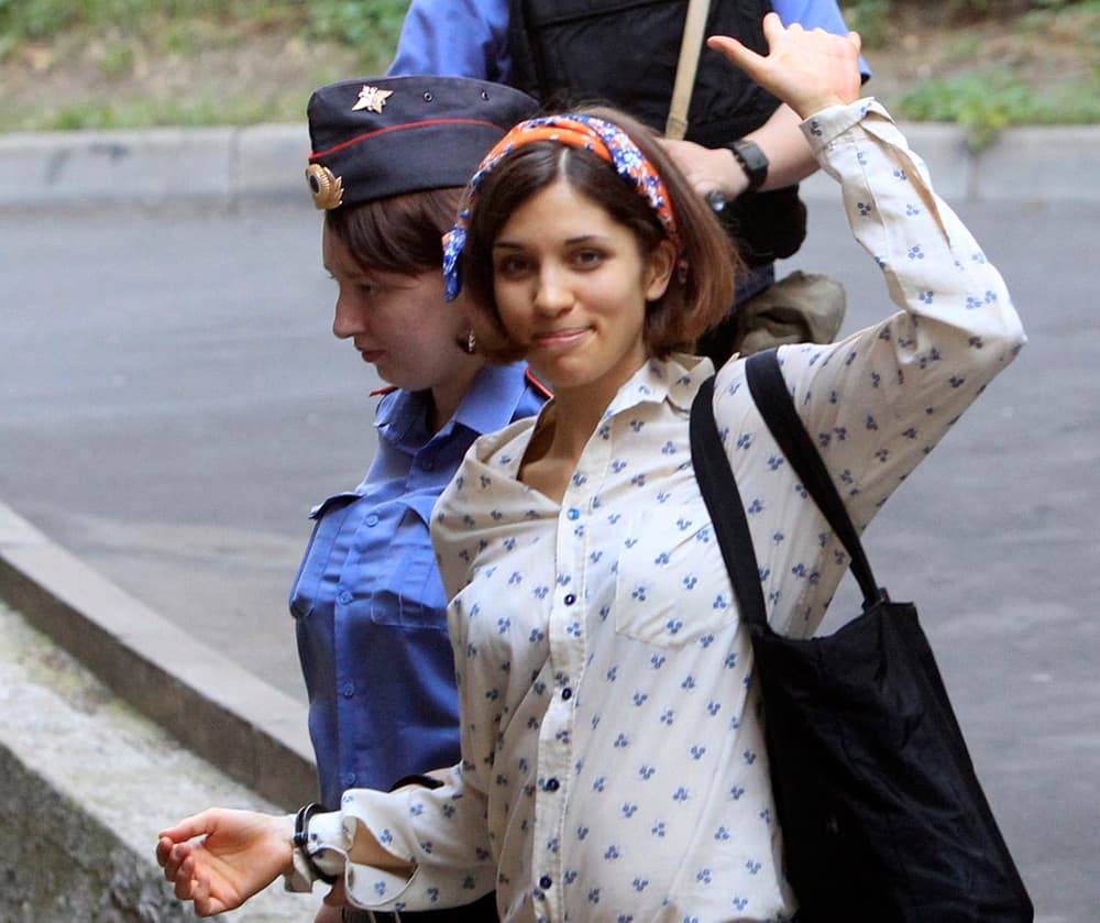 „Pussy Riot“ narė Nadežda Tolokonikova