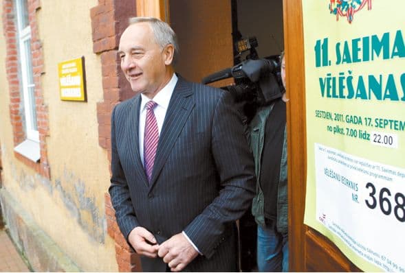 Latvijos prezidentas Andris Bėrzinis. Eltos nuotr.