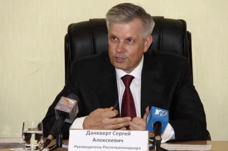 „Rosselhoznadzor“ vadovas Sergejus Dankvertas. Agro.ru nuotr.