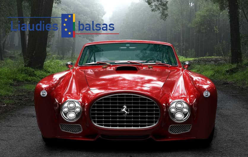 Teroristinės valstybės grimasos - Ferrari F340. Nuotr. onlycarsandcars.blogspot.com