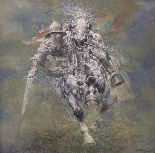 Andrijus Cholomeniukas. „Lietuvos karys“, 2013. Iš Valentinos Zaitler kolekcijos. Nuotr. Gyčio Norvilo