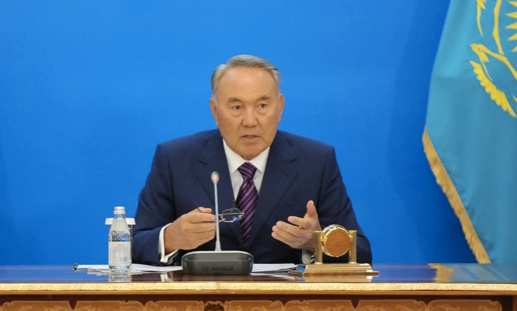 Kazachstano prezidentas Nursultanas Nazarbajevas. Nuotr. chalkan.kg