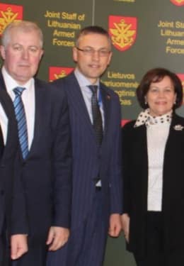 NSGK pirmininkas Vytautas Bakas (viduryje). Nuotr. facebook.com