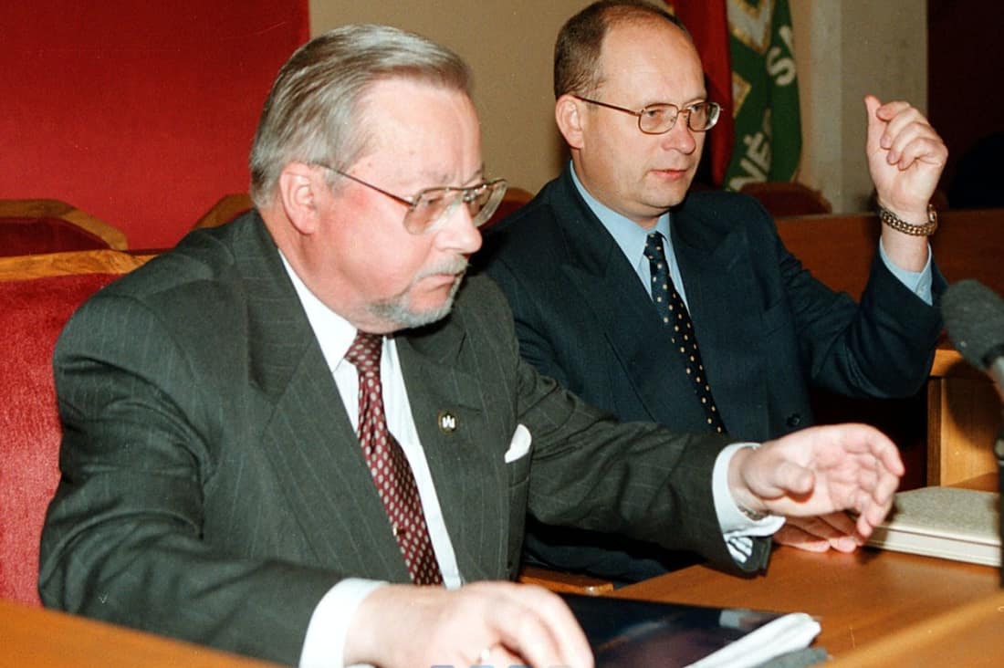 Valstybės pamatų klojikai. Nuotr. p. Lileikio