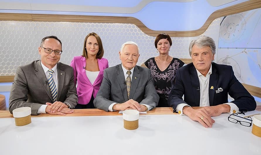 Vakarų pasaulio budintojai ir kovotojai su vis labiau agresyvėjančia Rusija. Nuotr. lrt.lt
