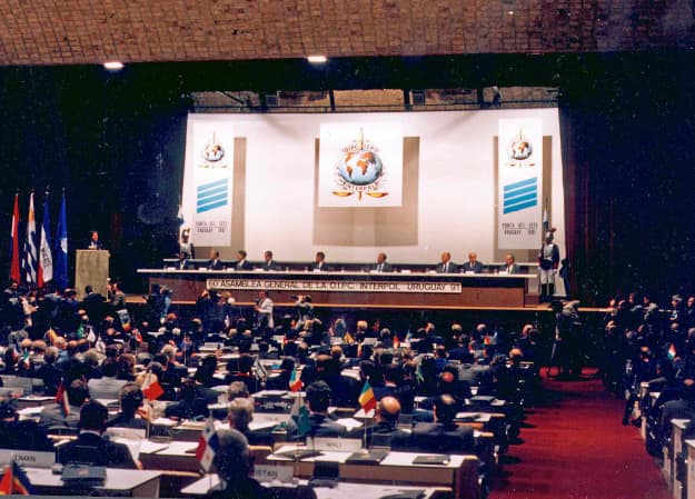 60-osios Interpolo Generalinės Asamblėjos sesijos atidarymas, 1991 m. lapkričio 4 d. | organizatorių nuotr.