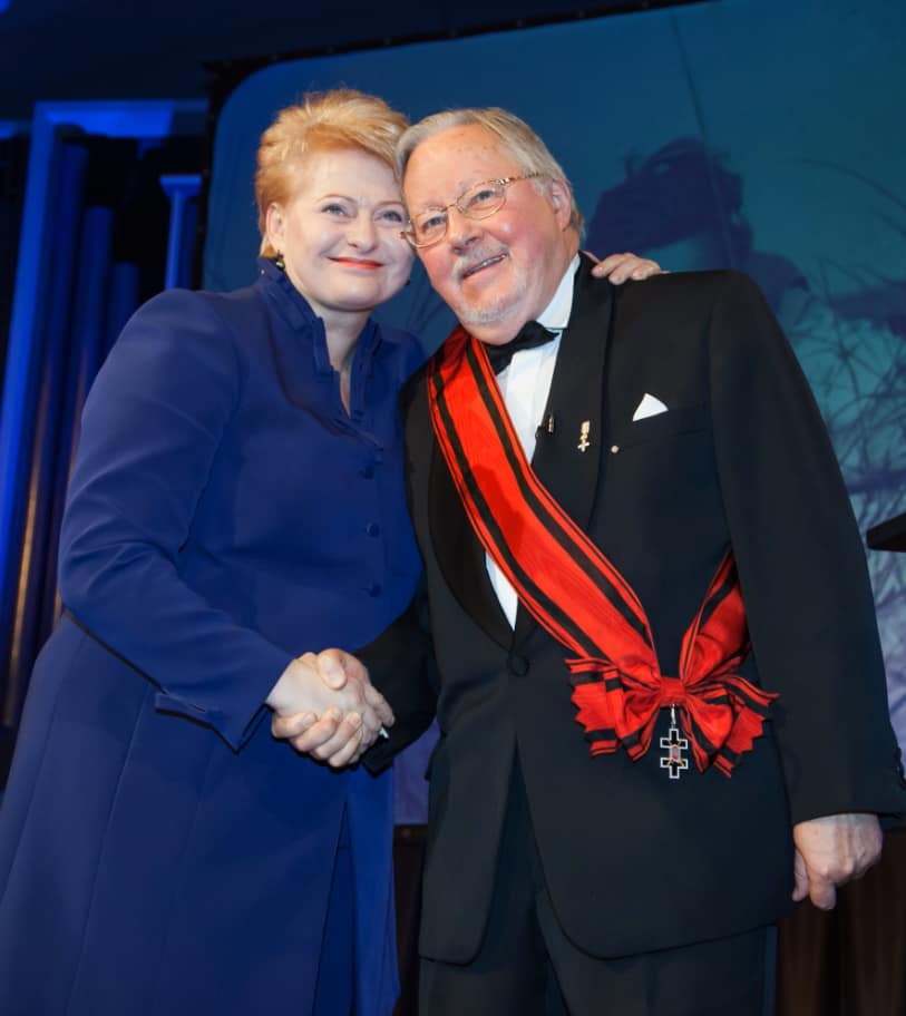 D. Grybauskaitė ir V. Landsbergis. Nuotr. prezidentas.lt