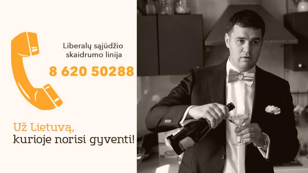 Buvęs Energetikos įmonių holdingo „Lietuvos dujų tiekimas“ komunikacijos vadovas Martynas Čerkauskas šiuo metu dirba liberalų Skaidrumo linijoje. Nuotr. facebook.com
