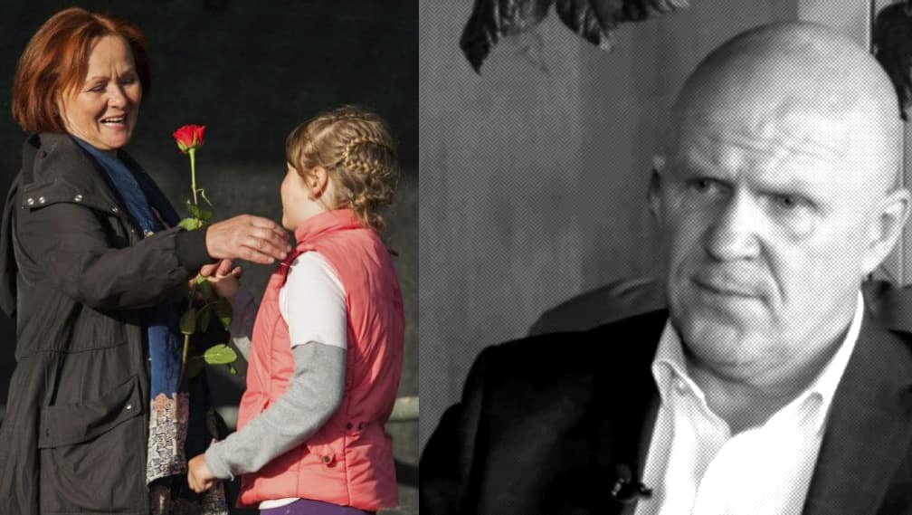 Aktorė N. Oželytė (kairėje) ir advokatas G. Černiauskas.