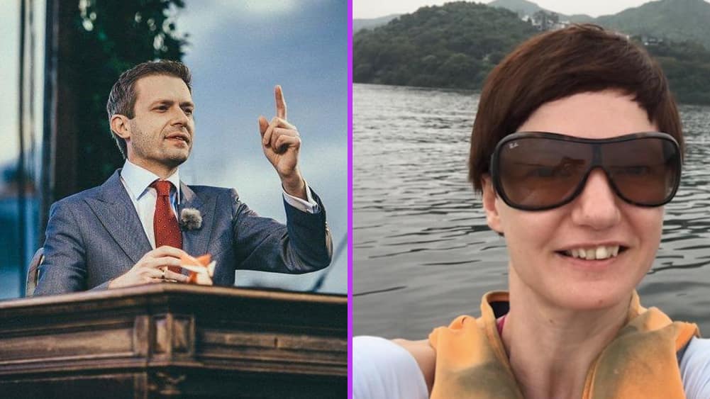 Konservatorių bendruomenės atstovai: Andrius Tapinas ir Monika Garbačiauskaitė-Budrienė. Nuotr. facebook.com