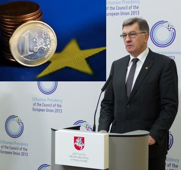 Lietuva 2015 metais turės eurą arba A. Butkevičius atsistatydins