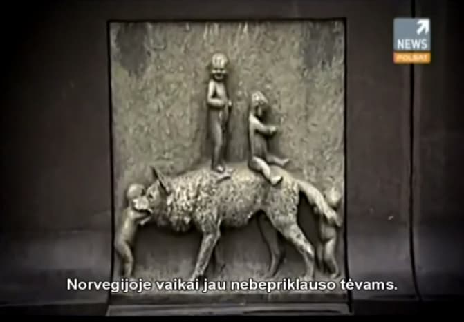Kadras iš dokumentinio filmo „Barnevernet – vaikų medžioklė“
