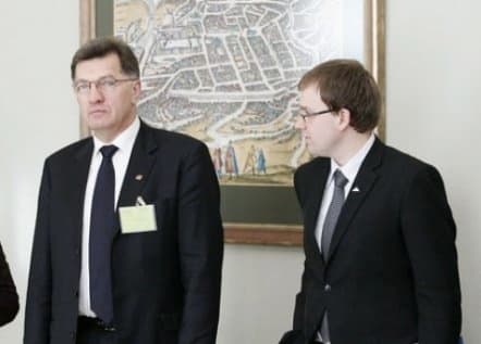 A. Butkevičius ir V. Gapšys. Nuotr. iš visuomeninio transliuotojo tinklalapio „lrt.lt“