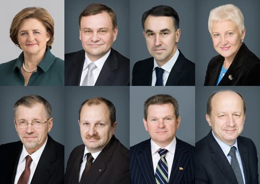 Seimo valdyba, išskyrus Seimo pirmininko pavaduotoją A. Sysą