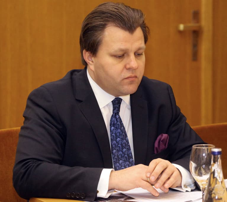 Konservatyvios modernizacijos klausimais rūpinsis parlamentaras Mantas Adomėnas. Nuotr. Eltos