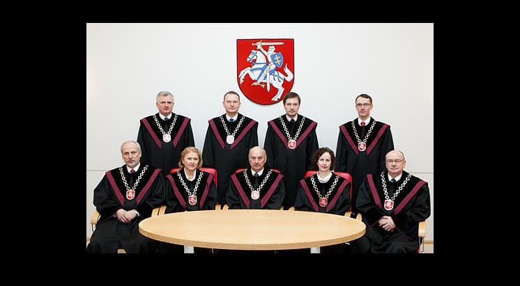 Lietuvos Respublikos Konstitucinio Teismo teisėjai. Nuotr. lrkt.lt