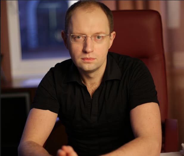 Partijos „Batkivščina“ lyderis Arsenijus Jaceniukas. Facebook.com nuotr.