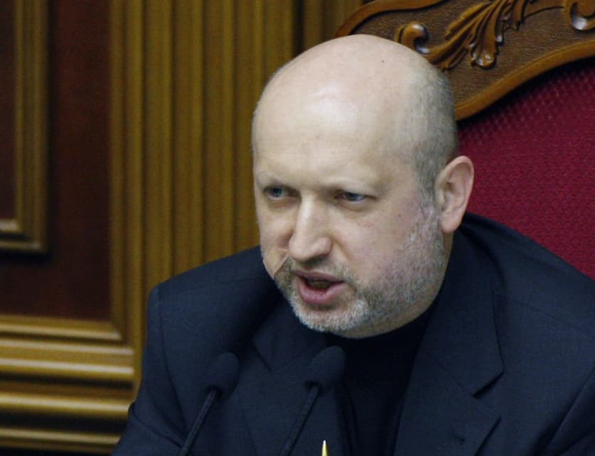 Laikinasis Ukrainos prezidentas Oleksandras Turčynovas. EPA-Eltos nuotr.
