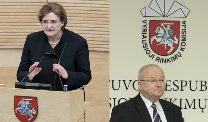 Seimo pirmininkė gesina R. Pakso ryžtą atstatydinti VRK vadovą Z. Vaigauską: „Po rinkimų“