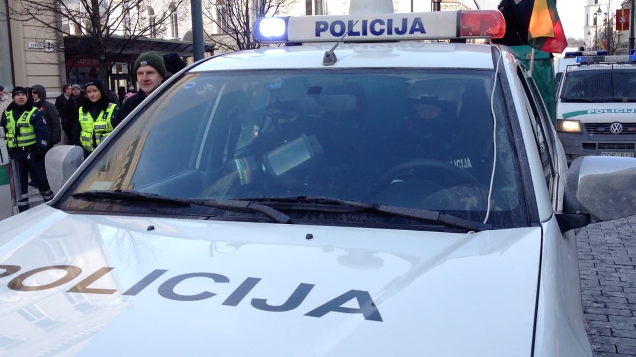 2013 m. kovo 11 d. minėjimo pagrindiniai simboliai buvo itin didelės sutelktos policijos pajėgos, specialiai užtvertu Gedimino prospektu ir didele valdžios panieka eitynių dalyviams. Nuotr. E.eu
