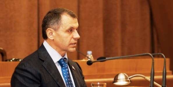 Krymo parlamento pirmininkas Vladimiras Konstantinovas. Glavpost.com.ua nuotr.