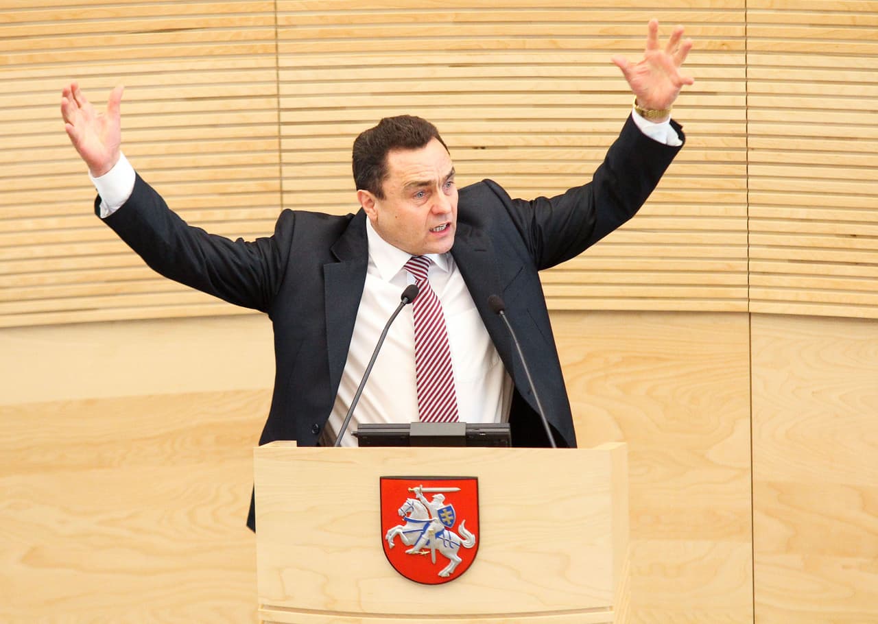 Petras Gražulis Seime. Nuotr. iš extrafm.lt