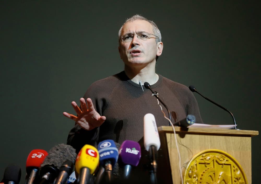 M. Chodorkovskis Krymui siūlo Škotijos variantą. EPA-Eltos nuotr.
