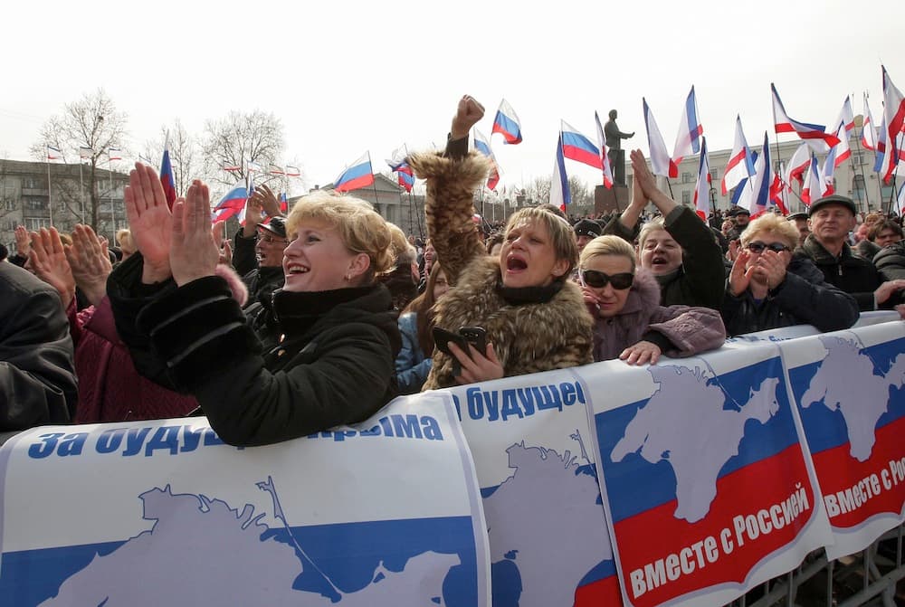 Demonstracija Sevastopolyje. EPA-Eltos nuotr.