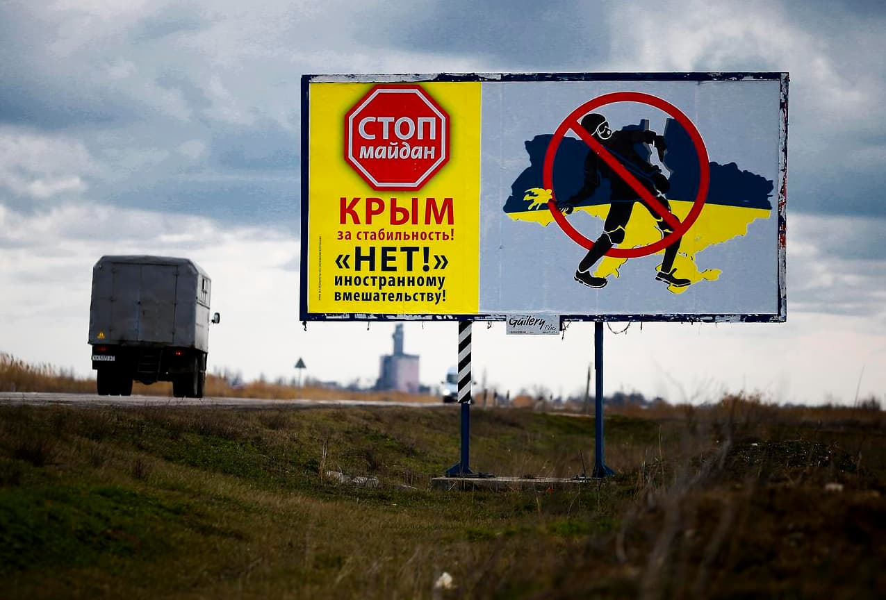 Pasak Krymo premjero Sergejaus Aksionovo, daugiau kaip 80 proc. Krymo gyventojų palaiko atsiskyrimą nuo Ukrainos ir nori sąjungos su Rusija