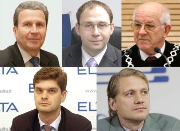 V. Sinkevičius, D. Kriaučiūnas, S. Stačiokas, I. Vėgėlė, V. Vaičaitis