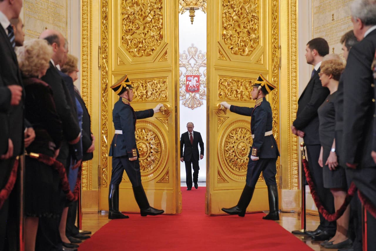 V. Putinas Kremliuje. Nuotr. iš mkd.mk