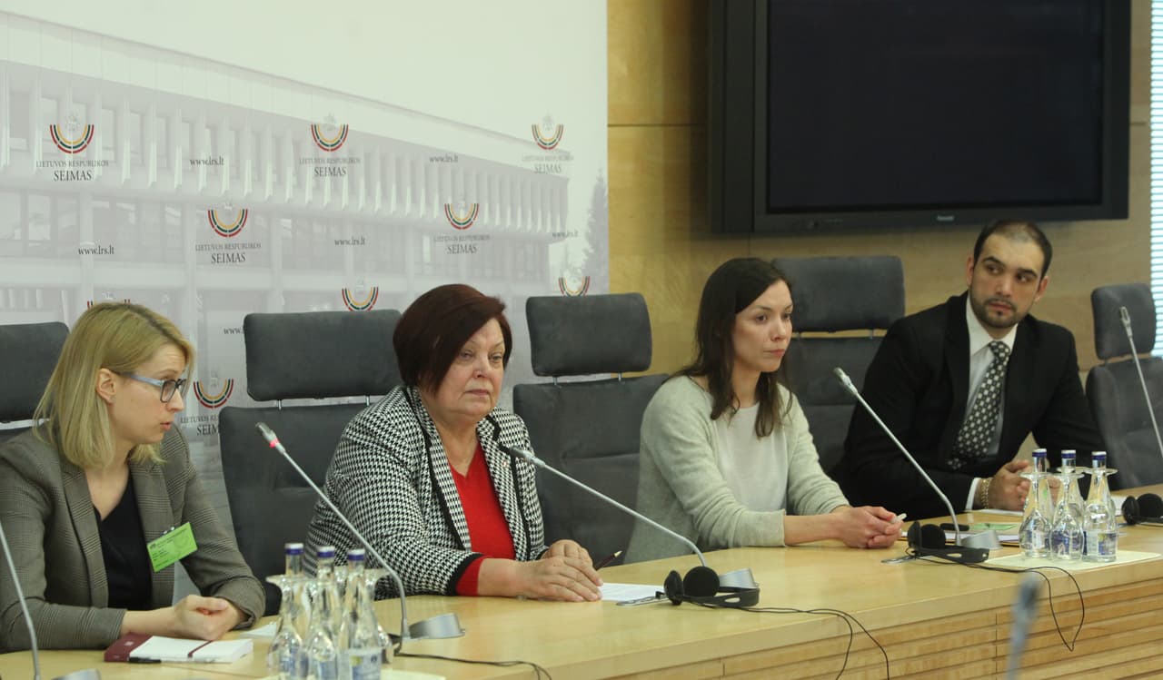 D. Gailiūtė, G. Purvaneckienė, V. Petrušauskaitė, I. Kvikas. Martyno Ambrazo (ELTA) nuotr.
