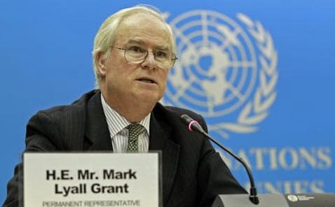 Didžiosios Britanijos ambasadorius Jungtinėms Tautoms (JT) Markas Lyallas Grantas. Radiomaanta.com nuotr.