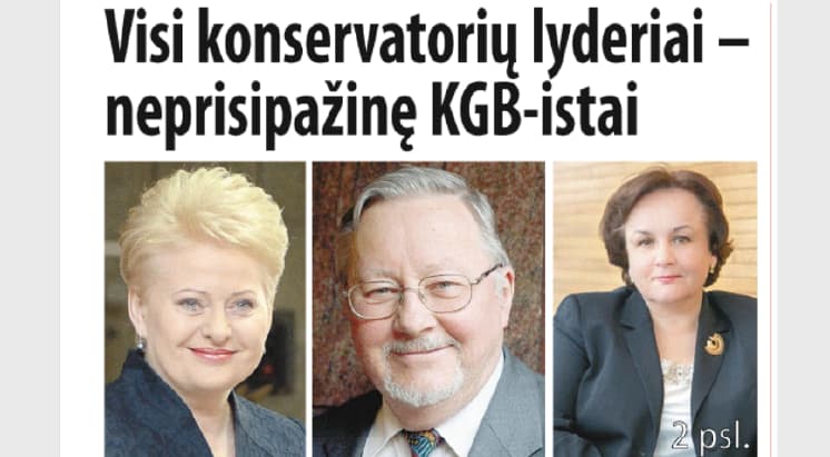 „Laisvo laikraščio“ 1-ojo puslapio fragmentas