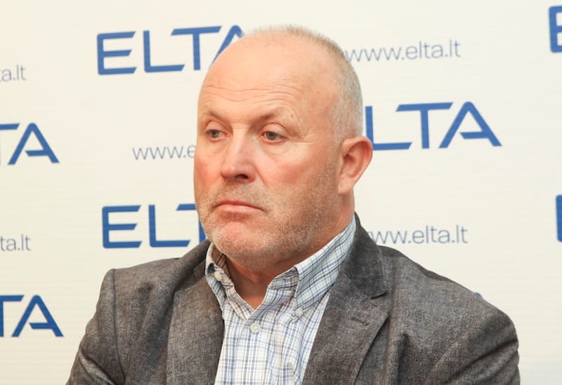 Lietuvos ūkininkų sąjungos pirmininkas Jonas Talmantas. Dainiaus Labučio (ELTA) nuotr.