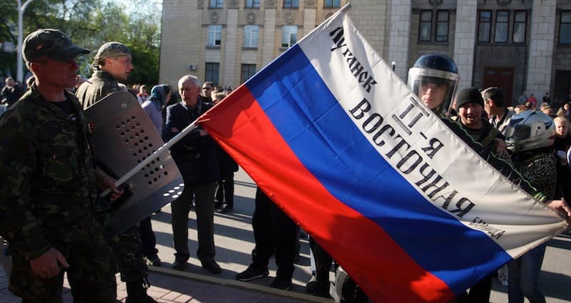 Prorusiški separatistai nusprendė neatidėti referendumo. EPA-ELTA nuotr.
