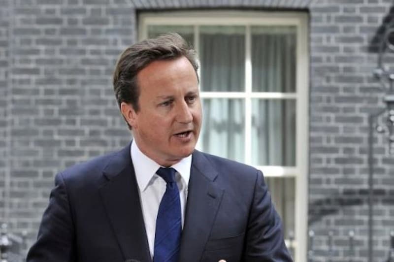 Didžiosios Britanijos premjeras Davidas Cameronas. EPA-ELTA nuotr.