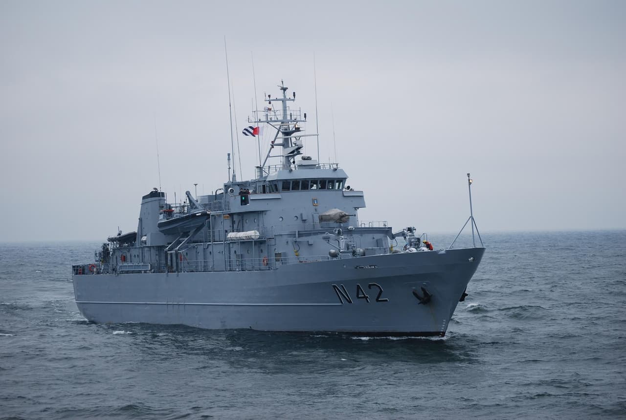 NATO junginio (SNMCMG1), Belgijos ir Nyderlandų ekspertų grupės ir KJP nuotraukos