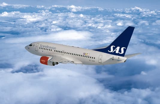 Rusijos karinį orlaivį ir keleivinį SAS lėktuvą ore teskyrė vos 90 metrų