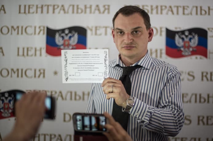 Doneckas ir Luhanskas ruošiasi sekmadienį vyksiančiam referendumui